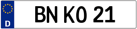 Truck License Plate